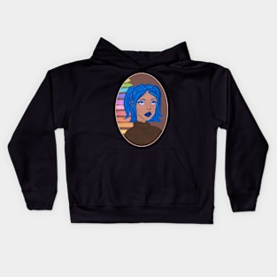 blue and over you Kids Hoodie